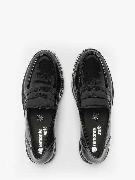 Mocassins Uit Leder Remonte Zwart women 2 ander zicht 3